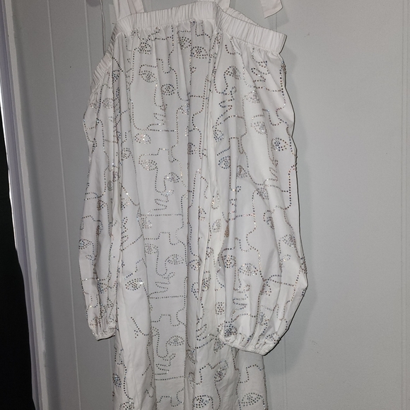 NWT Gorgeous Akira Face Off Boho Sparkling Chic Midi Dress - Picture 11 of 16